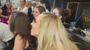 Messy Wrestling: Shiny Babes Brawl Hard In The Mud - Topless Take-Down!! Screencap 57 on sinx.preview.netperv.com