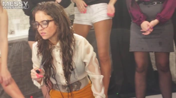 Messy Wrestling: Oil 'Em Up And Watch The Slimy Show X2!! 2 Audience Fights!!! Screencap 106 on sinx.preview.netperv.com