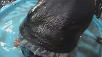 Messy Wrestling: Oil 'Em Up And Watch The Slimy Show X2!! 2 Audience Fights!!! Screencap 13 on sinx.preview.netperv.com