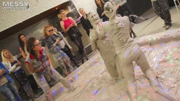 Messy Wrestling: Fully Clothed Fueds In The Mud! 4 No Mercy Catfighters Get Their Slop On! Screencap 20 on sinx.preview.netperv.com