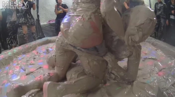 Messy Wrestling: Fully Clothed Fueds In The Mud! 4 No Mercy Catfighters Get Their Slop On! Screencap 42 on sinx.preview.netperv.com