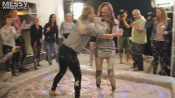 Messy Wrestling: Fully Clothed Fueds In The Mud! 4 No Mercy Catfighters Get Their Slop On! Screencap 55 on sinx.preview.netperv.com