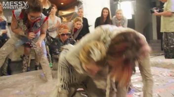 Messy Wrestling: Fully Clothed Fueds In The Mud! 4 No Mercy Catfighters Get Their Slop On! Screencap 64 on sinx.preview.netperv.com