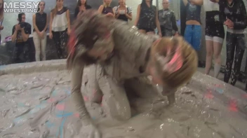 Messy Wrestling: Fully Clothed Fueds In The Mud! 4 No Mercy Catfighters Get Their Slop On! Screencap 68 on sinx.preview.netperv.com