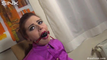 Gagged And Drooling, Making A Mess Of Herself Screencap 58 on sinx.preview.netperv.com