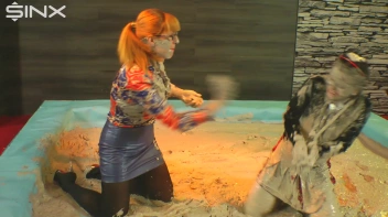 Naughty Schoolgirl Mud Wrestles With Teacher Screencap 23 on sinx.preview.netperv.com