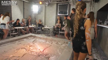 Mud Wrestling: Sisters Go Head To Toe Slop-Fest! Screencap 1 on sinx.preview.netperv.com