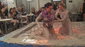 Mud Wrestling: Sisters Go Head To Toe Slop-Fest! Screencap 14 on sinx.preview.netperv.com