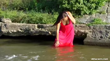 Stunning Gina Proudly Reigns As Town's Wetlook Queen Screencap 12 on sinx.preview.netperv.com