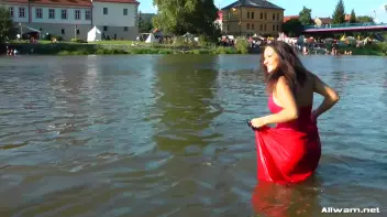 Stunning Gina Proudly Reigns As Town's Wetlook Queen Screencap 30 on sinx.preview.netperv.com