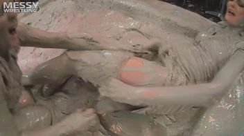 Messy Wrestling: Freak Up Your Fancy With A Full Body Blast Of Mud! Screencap 29 on sinx.preview.netperv.com