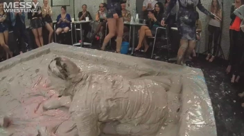 Messy Wrestling: Freak Up Your Fancy With A Full Body Blast Of Mud! Screencap 42 on sinx.preview.netperv.com