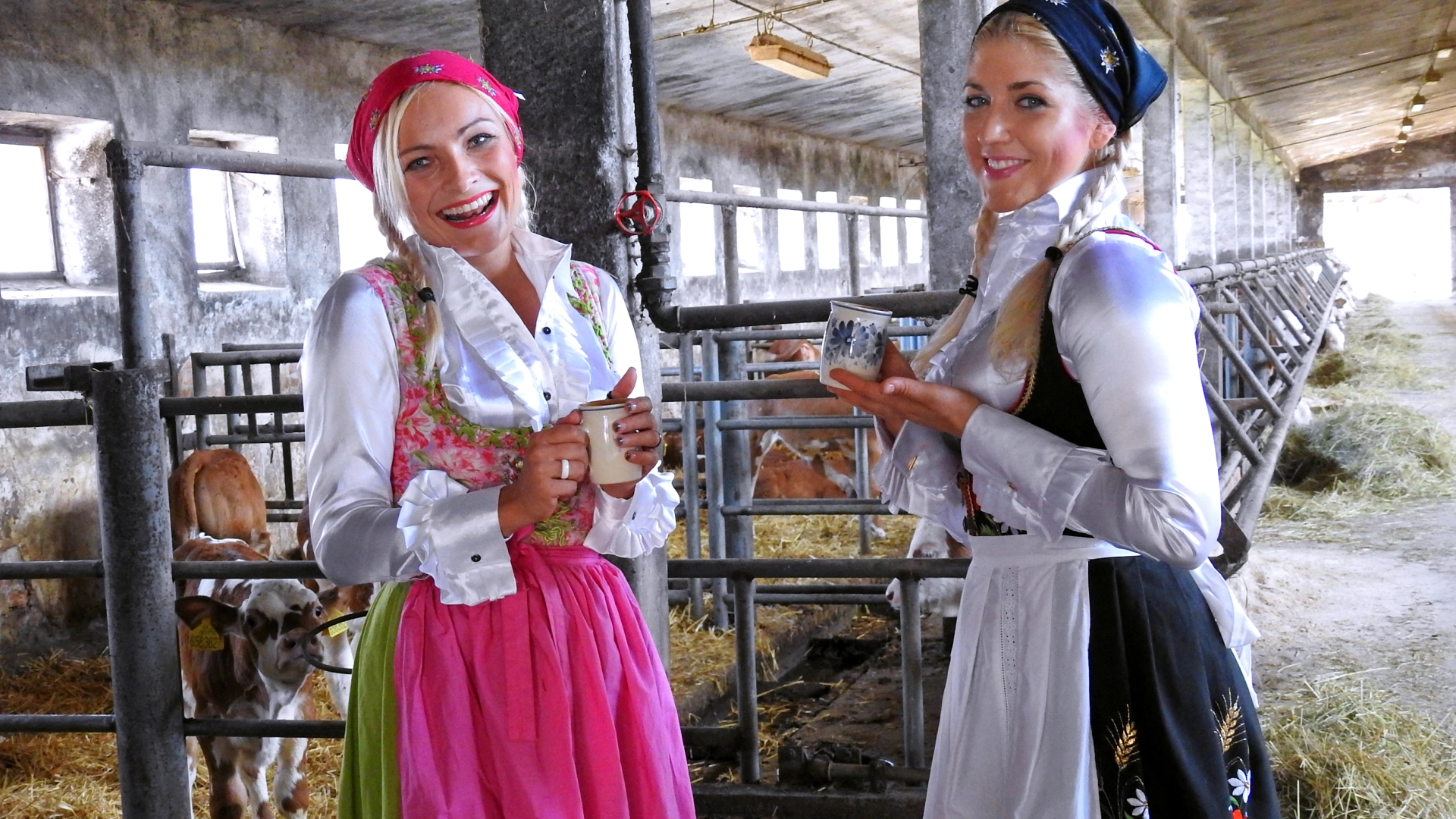 Sexy milkmaids get messy with cream and eggs - Cam 2 on sinx.preview.netperv.com