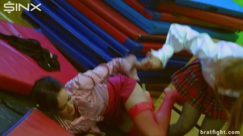 Naughty College Girls in Stockings Catfight - Cam 2 Screencap 45 on sinx.preview.netperv.com