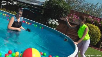 Cute Babes Get Soaked During Exercise - Cam 2 Screencap 21 on sinx.preview.netperv.com