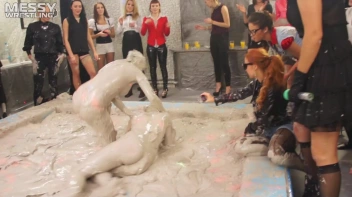 Messy Wrestling: Hittin' It Hard In The Mud - No Stopping Till There's Not A Dry Spot Left! Screencap 84 on sinx.preview.netperv.com