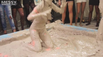 Messy Wrestling: Hittin' It Hard In The Mud - No Stopping Till There's Not A Dry Spot Left! Screencap 77 on sinx.preview.netperv.com