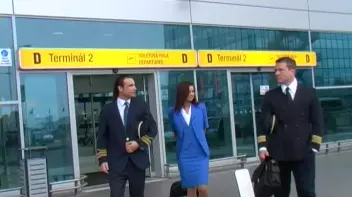 Male Pilots Pull a Sandwich On Sexy Stewardess Screencap 11 on sinx.preview.netperv.com