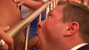 Male Pilots Pull a Sandwich On Sexy Stewardess Screencap 24 on sinx.preview.netperv.com