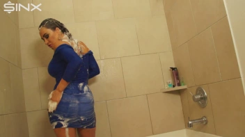 Fully Clothed Brunette Lathers Up In The Shower Screencap 30 on sinx.preview.netperv.com