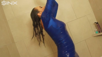 Fully Clothed Brunette Lathers Up In The Shower Screencap 11 on sinx.preview.netperv.com