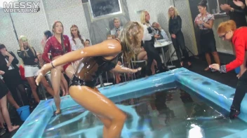 Messy Wrestling: Cuties In Panties Take Shots In The Slop!  Badass Babes Bring It! Screencap 16 on sinx.preview.netperv.com