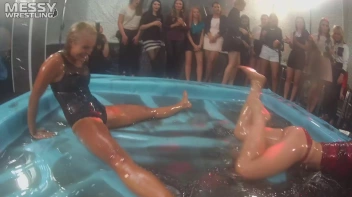 Messy Wrestling: Cuties In Panties Take Shots In The Slop!  Badass Babes Bring It! Screencap 37 on sinx.preview.netperv.com