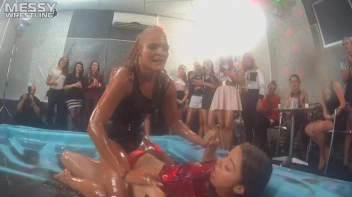 Messy Wrestling: Cuties In Panties Take Shots In The Slop!  Badass Babes Bring It! Screencap 38 on sinx.preview.netperv.com