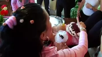 Wedding Celebration Part 2 - Cam 1 Screencap 54 on sinx.preview.netperv.com