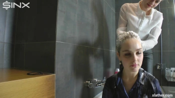 Hotties Wet And Messy Hair Washing Screencap 13 on sinx.preview.netperv.com