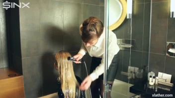 Hotties Wet And Messy Hair Washing Screencap 17 on sinx.preview.netperv.com