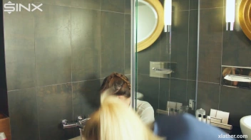 Hotties Wet And Messy Hair Washing Screencap 2 on sinx.preview.netperv.com