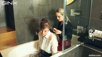 Hotties Wet And Messy Hair Washing Screencap 24 on sinx.preview.netperv.com