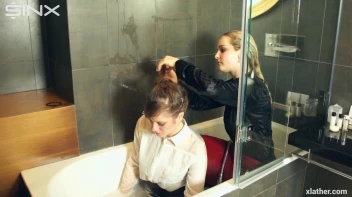 Hotties Wet And Messy Hair Washing Screencap 25 on sinx.preview.netperv.com