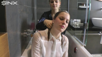 Hotties Wet And Messy Hair Washing Screencap 35 on sinx.preview.netperv.com