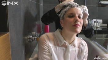 Hotties Wet And Messy Hair Washing Screencap 39 on sinx.preview.netperv.com