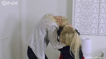 Blondes Wrestle and Rip Each Others Clothes Off - Cam 1 Screencap 18 on sinx.preview.netperv.com