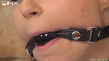Ballgagged BDSM Babe Drools All Down Her Clothing Screencap 8 on sinx.preview.netperv.com