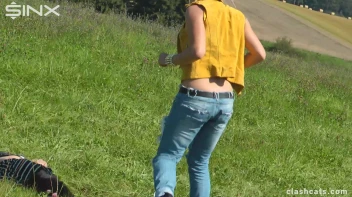 Feisty Europeans Catfight Outside - Cam 2 Screencap 59 on sinx.preview.netperv.com