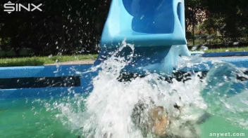 Waterpark Fun For Fully Clothed Brunette Babe Screencap 15 on sinx.preview.netperv.com