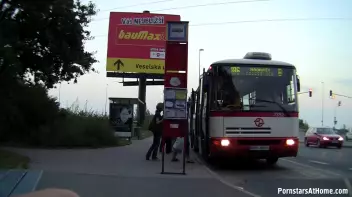 Bus Stop Babe Gives Killer Blowjobs Screencap 10 on sinx.preview.netperv.com