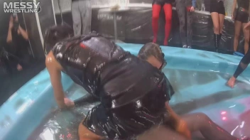 Messy Wrestling: Sloppy, Shiny, And Ready For A Dirty Showdown! 2 Audience Fights!!! Screencap 62 on sinx.preview.netperv.com