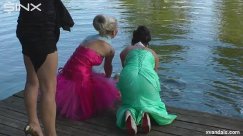 Beauty queens catfight in a lake - Cam 2 Screencap 44 on sinx.preview.netperv.com