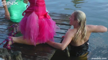 Beauty queens catfight in a lake - Cam 2 Screencap 63 on sinx.preview.netperv.com