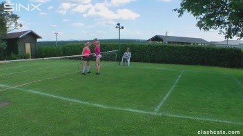 Tennis Girls Catfight and Get Soaking Wet - Cam 1 Screencap 11 on sinx.preview.netperv.com