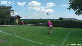 Tennis Girls Catfight and Get Soaking Wet - Cam 1 Screencap 13 on sinx.preview.netperv.com