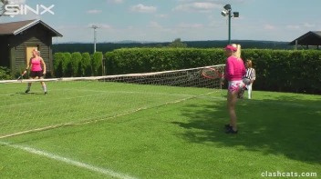Tennis Girls Catfight and Get Soaking Wet - Cam 1 Screencap 17 on sinx.preview.netperv.com