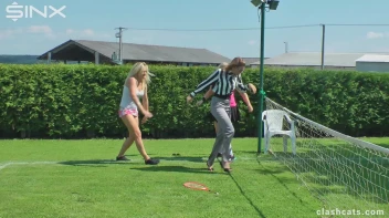 Tennis Girls Catfight and Get Soaking Wet - Cam 1 Screencap 47 on sinx.preview.netperv.com