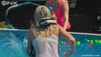 Tennis Girls Catfight and Get Soaking Wet - Cam 1 Screencap 59 on sinx.preview.netperv.com