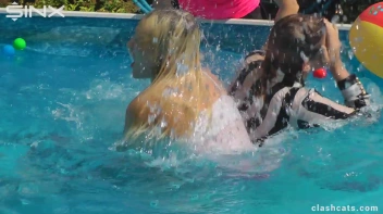 Tennis Girls Catfight and Get Soaking Wet - Cam 1 Screencap 60 on sinx.preview.netperv.com